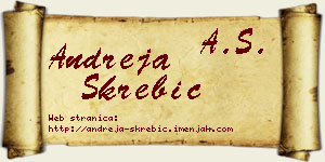 Andreja Škrebić vizit kartica